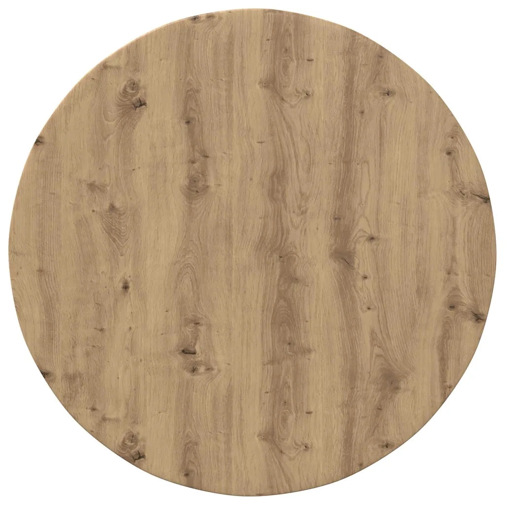 Piano del tavolo rovere artigianale Ø 80 x 1,5 cm 880430