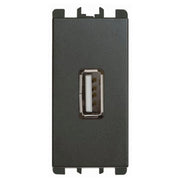 Presa Usb Urmet Simon Nea 5V 2,1A colore antracite 10330