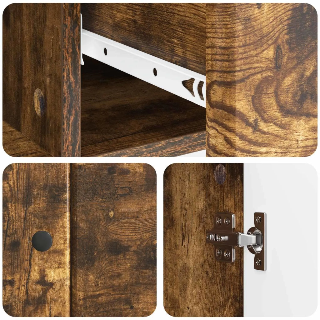 Credenza Rovere Fumo 66 x 34,5 x 90 cm Legno ingegnerizzato 895550