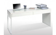 SCRIVANIA PORTACOMPUTER TOUCH CON 2 CASSETTI CM. 138X50X75H BIANCO