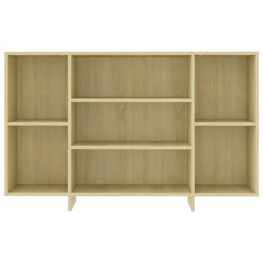 Buffet credenza cassettiera armadio mobile contenitore organizer cucina soggiorno rovere Sonoma 120 x 30 x 75 cm legno ingegnerizzato beige 02_0031492
