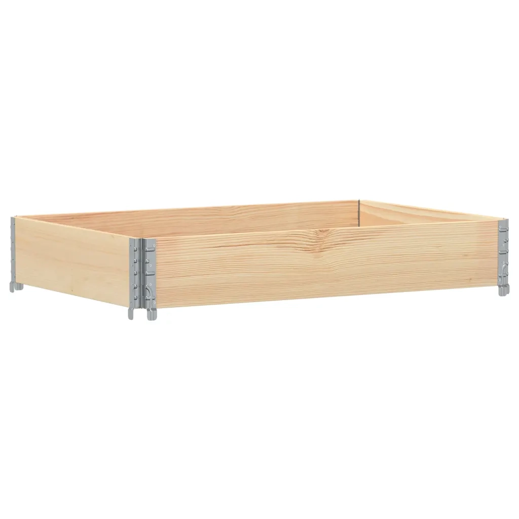 Fioriera | Cassetta per fiori | Vaso da Giardino 120x80 cm in Legno Massello di Pino