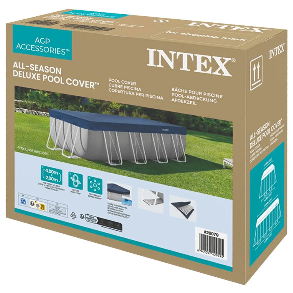INTEX Copertura per piscina  400 x 200 cm Rettangolare PVC 42035624