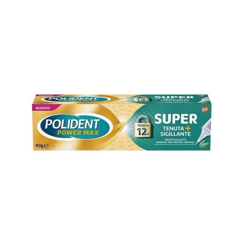 POLIDENT SUPER TENUTA SIGILLANTE CREMA ADESIVA DENTIERE 40GR MENTA