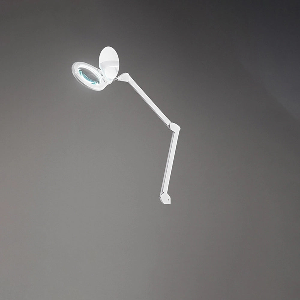 Lampada Da Scrivania Contemporanea Close Metallo Bianco Led 12W 3000K