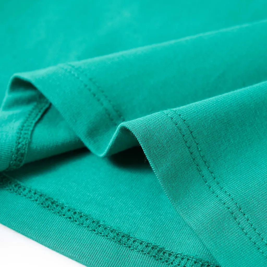 Maglietta Bambina Maniche Lunghe Verde Brillante 116 13581
