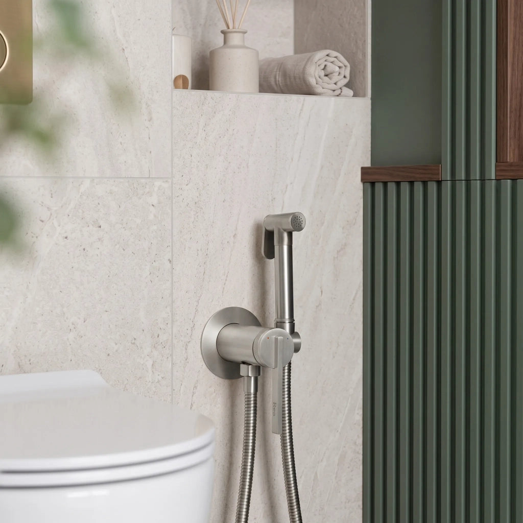 Rubinetto Bidet Rea Grace Brush Nickel