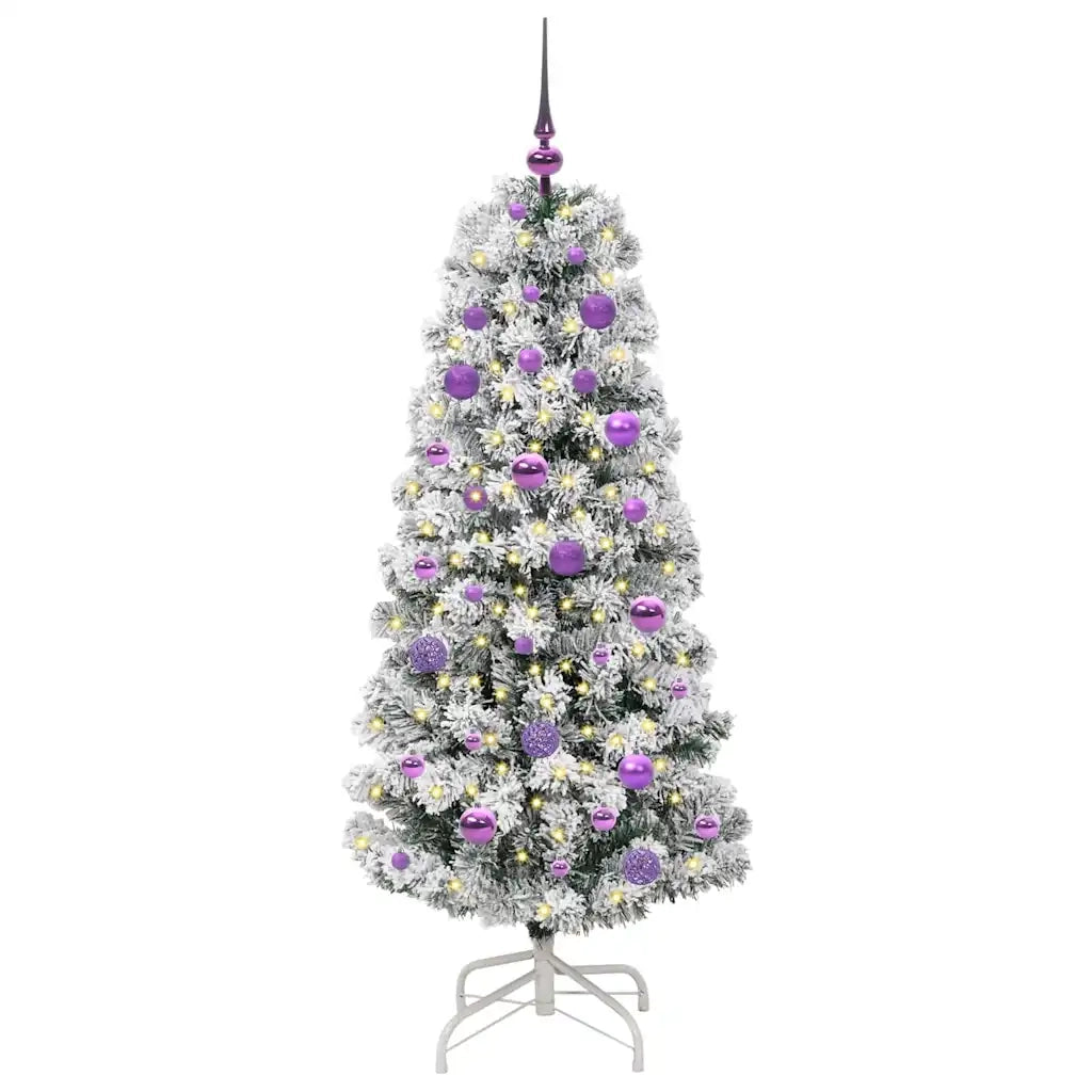 Albero di Natale | Decorazioni natalizie Artificiale con Rami Pieghevoli 150 cm