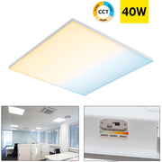 Pannello LED incasso quadrato 595x595mm 40W lampada soffitto CCT 3000K a 6500K luce ufficio studio medico ospedale 230V