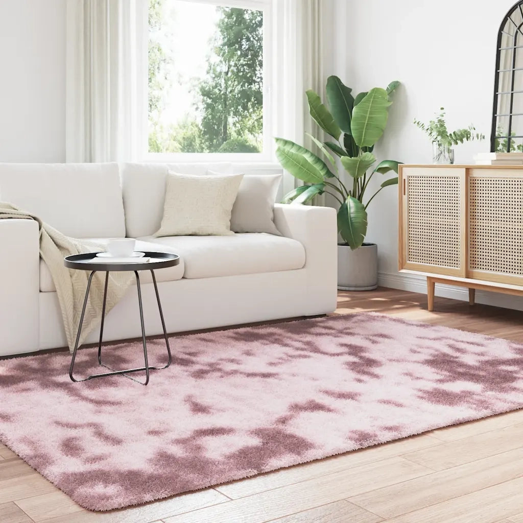 Tappeto del soggiorno | Tappeto Shaggy a Pelo Lungo NAVARRA Rosa Antico 160x230cm