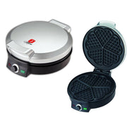Trade Shop - Piastra Elettrica Per Waffle Antiaderente 1000w Waffel Cialde Crepes Ks-506 -