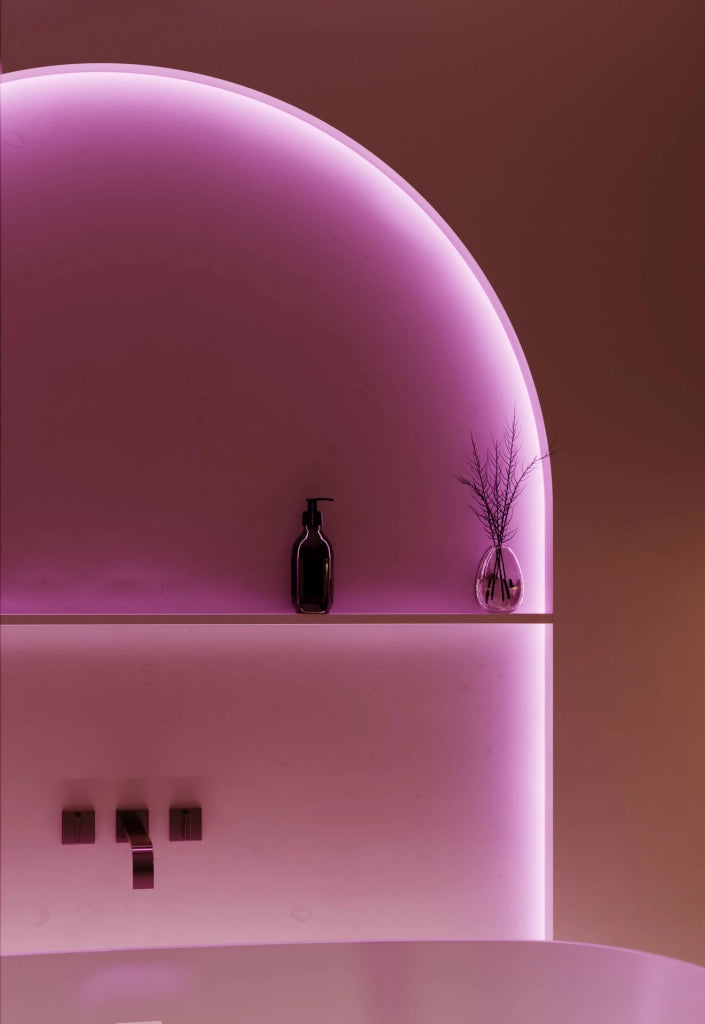 Atmos Lampada a sospensione cilindrica GU10 XL installazione doppia superficie o incasso finitura bianco opaco design moderno ed elegante