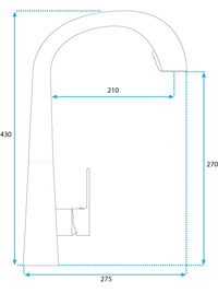 Rubinetto Da Cucina Rea Ross Brush Copper