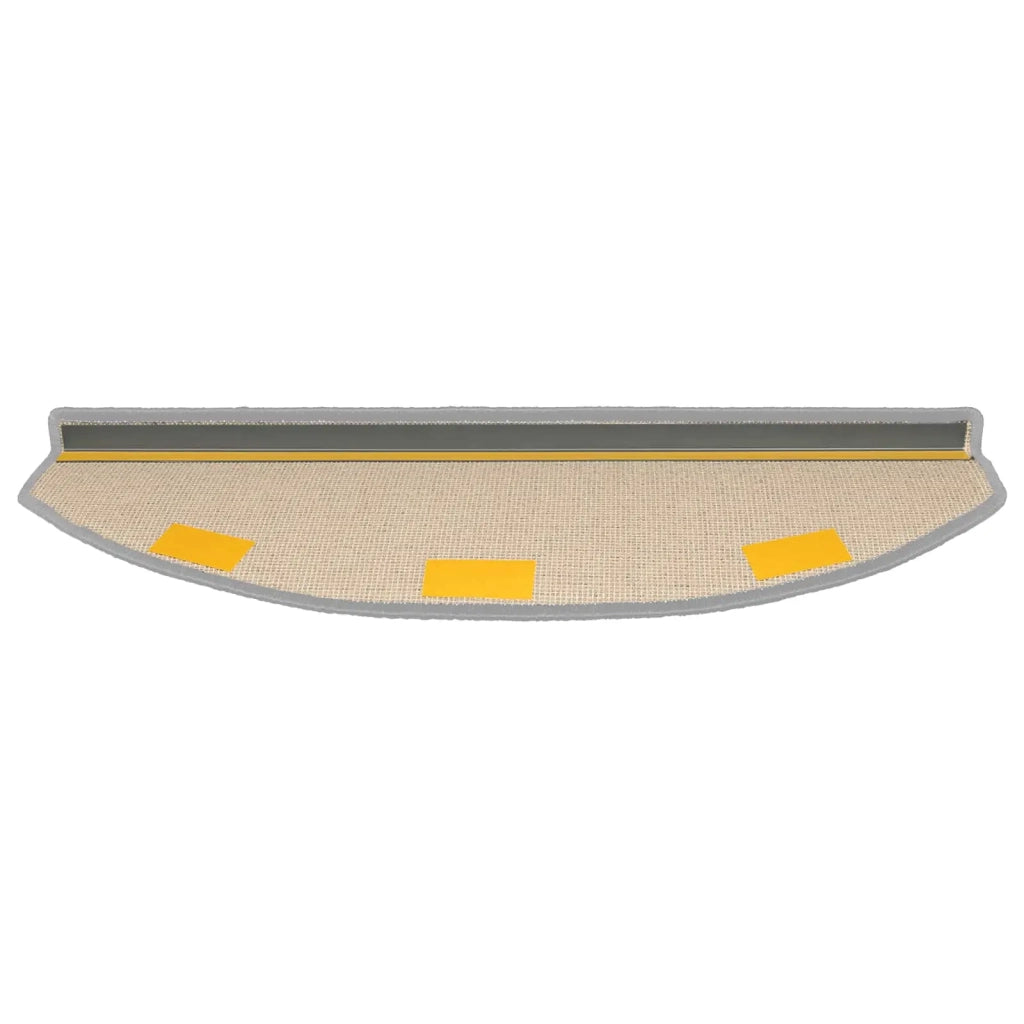 Tappetini per scale autoadesivi 15 pcs Grigio Chiaro
