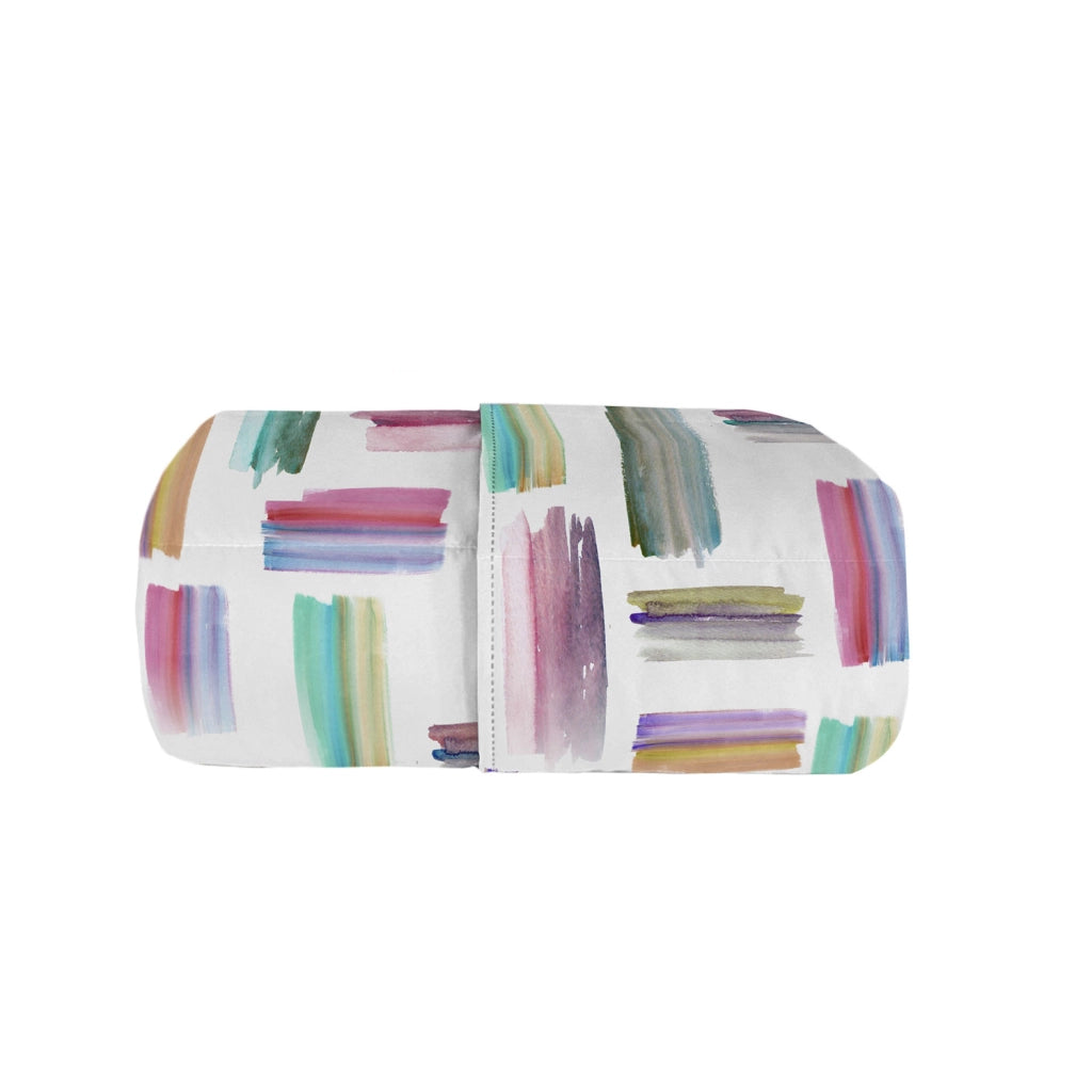 Trapuntino Double Face Estivo Singolo in Microfibra 100 gr con Stampa Multicolor Basic