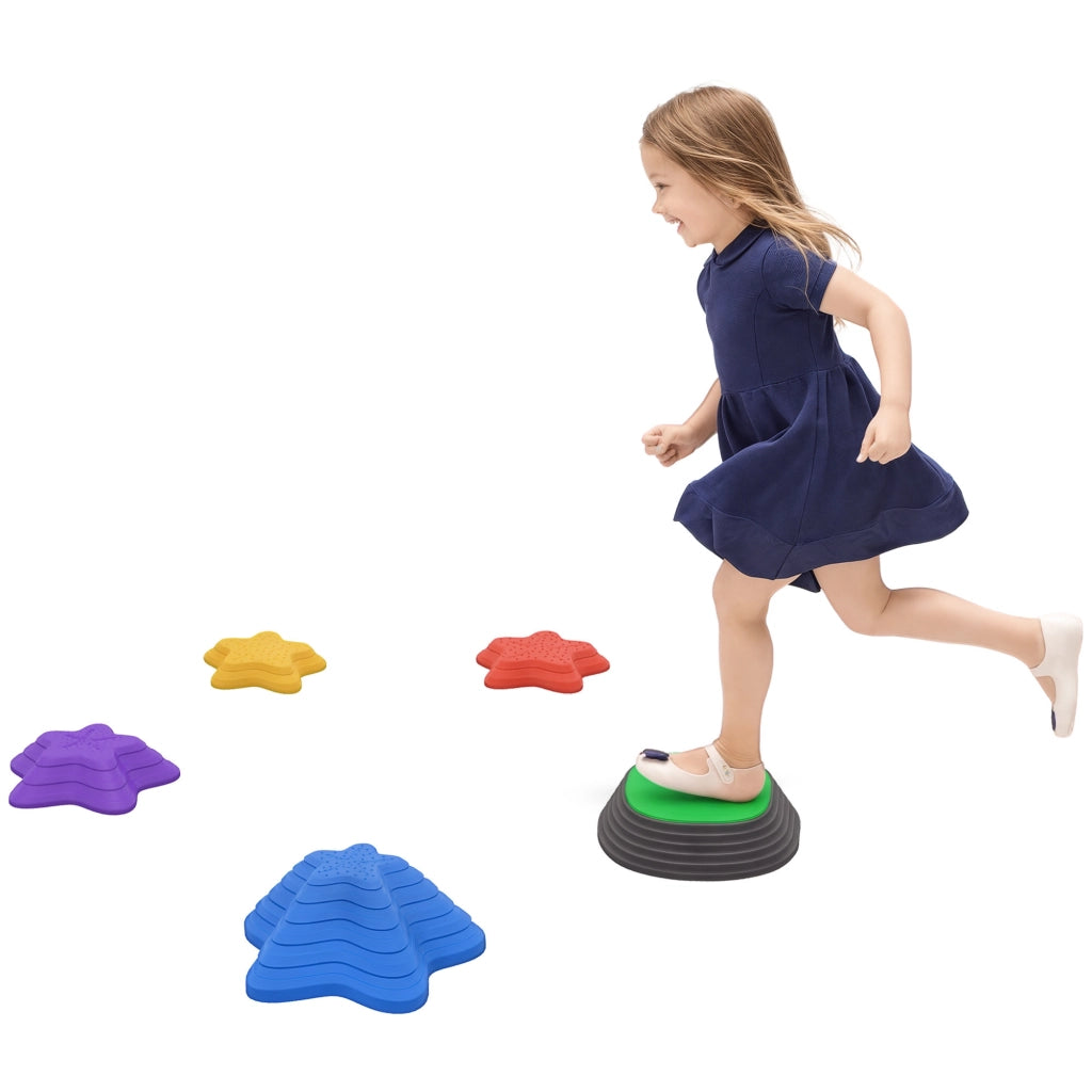 Set 5 Pietre Equilibrio Bambini ¨C Xylo ¨C Design Stella Marina Antiscivolo 80kg