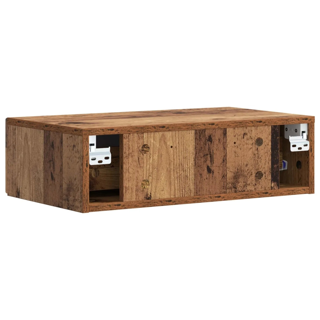 Tavolino da Parete Laterale Legno antico 59 x 34,5 x 17 cm 898833