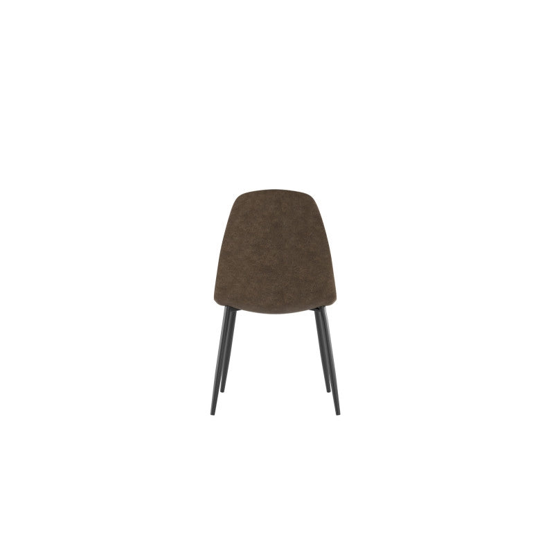 Sedia in similpelle Brigitte 44cm X 50cm H 84cm Stones