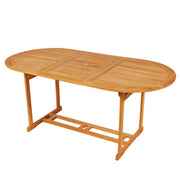 Set da Pranzo da Giardino 9 pz in Legno Massello di Teak 3059564