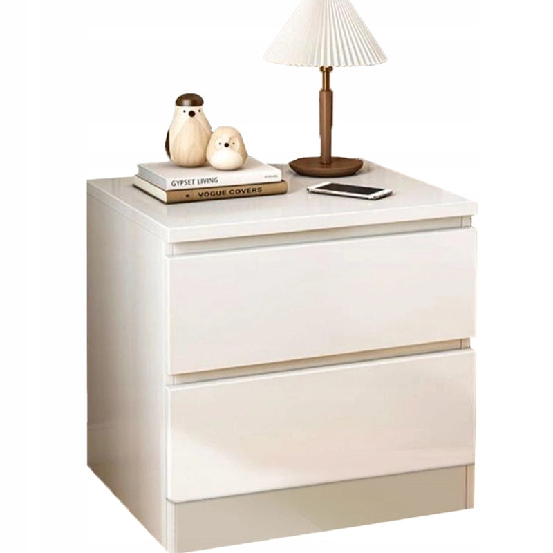 Comodino bianco per camera da letto, soggiorno, camera da letto, armadio con cassetti, loft