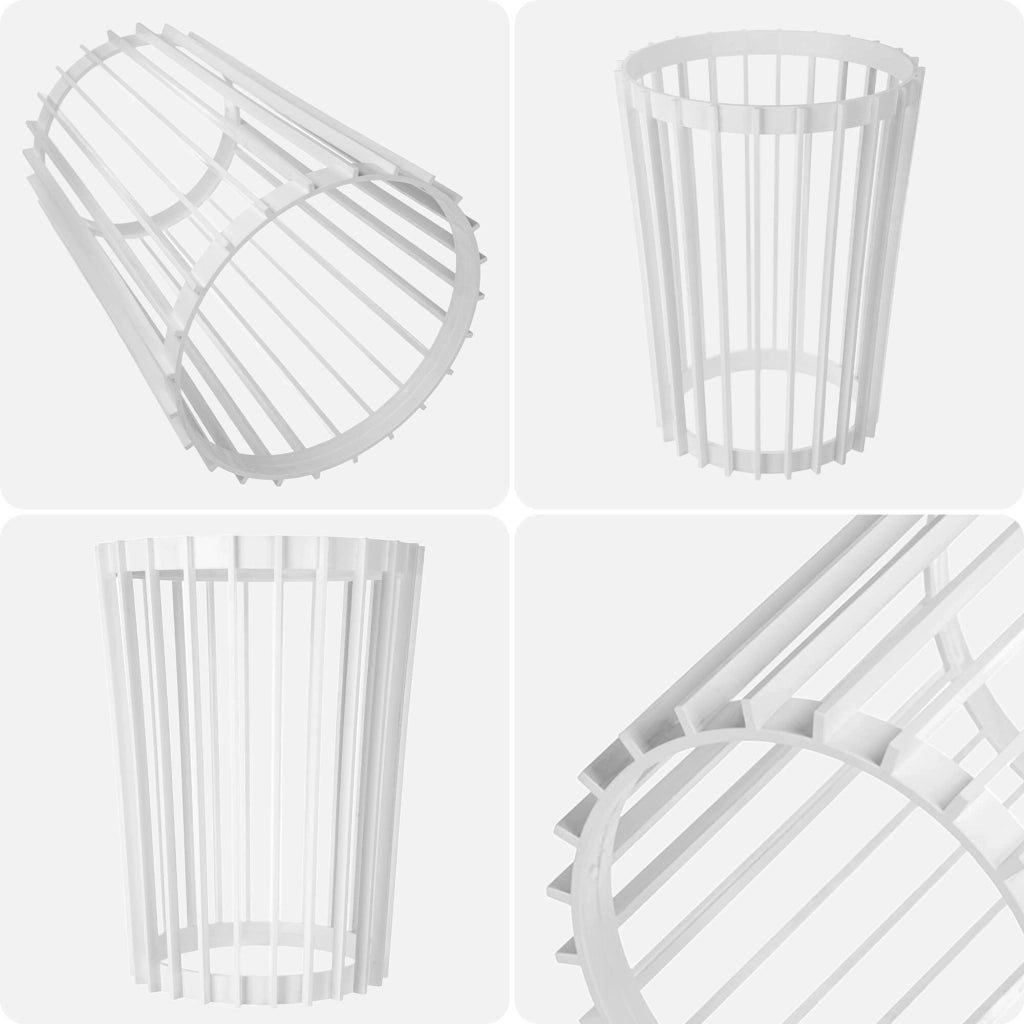 Supporto per fiori e piante KADAX, bifacciale, bianco, 53,5 cm