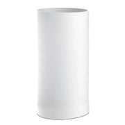Trade Shop - Bicchiere Porta Spazzolini Dentifricio Cilindrico Bianco Bagno Accessori 69896 -