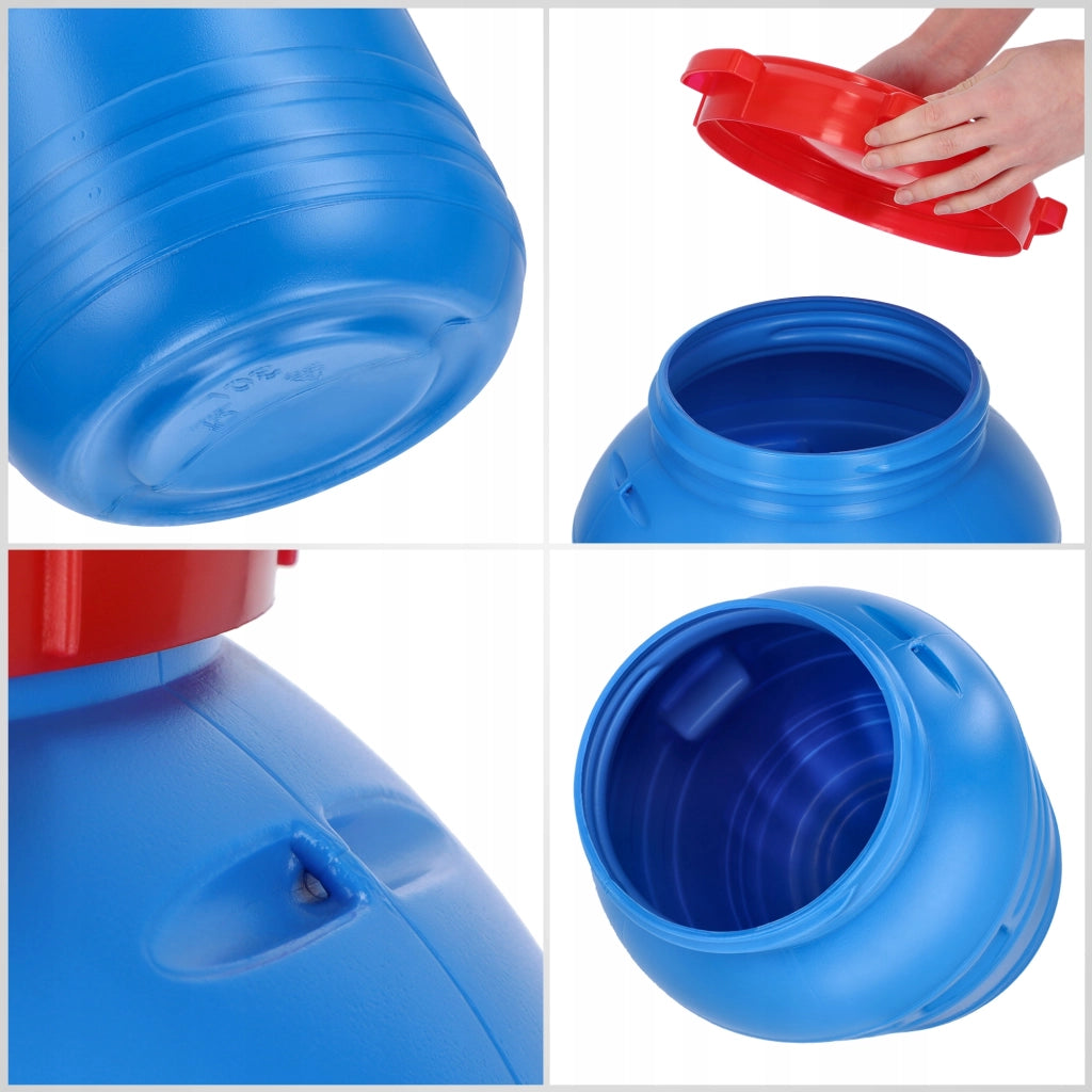 KADAX Barile in plastica da 30 litri per sottaceti di cavoli e cetrioli per acqua piovana Certificato