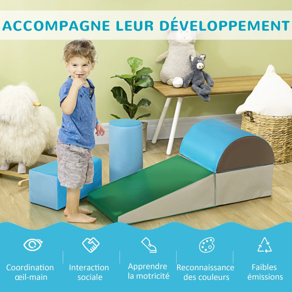 Set motricit¨¤ bambini 5 pezzi in schiuma EPE ¨C zephmum ¨C multicolore
