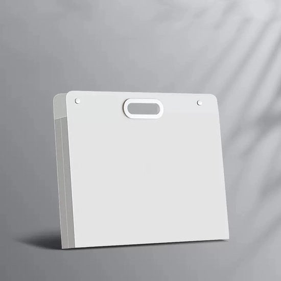 Portfolio di plastica, grande portfolio con maniglie, borsa impermeabile per opere d'arte, cartellone per disegni, schizzi, fotografia e poster - 330 mm x 280 mm