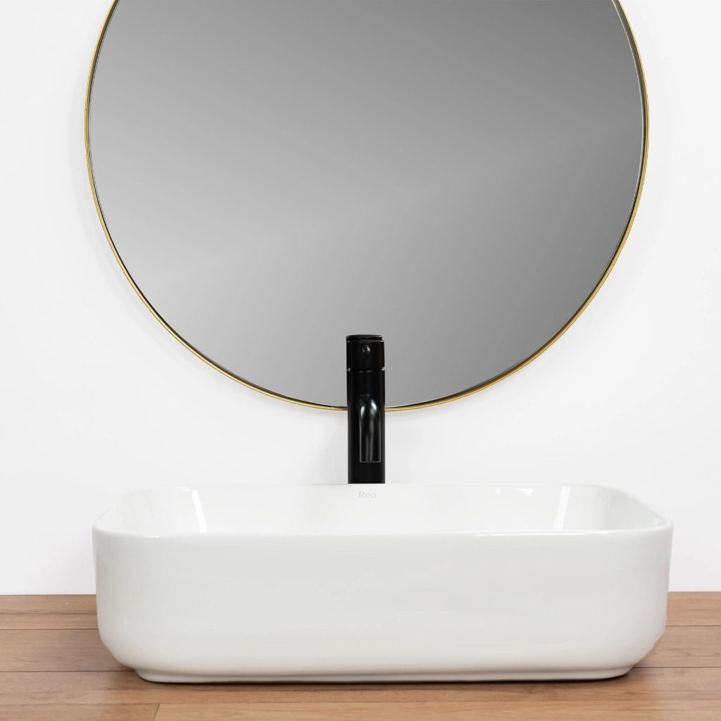 Lavabo Da Appoggio Rea Demi Slim