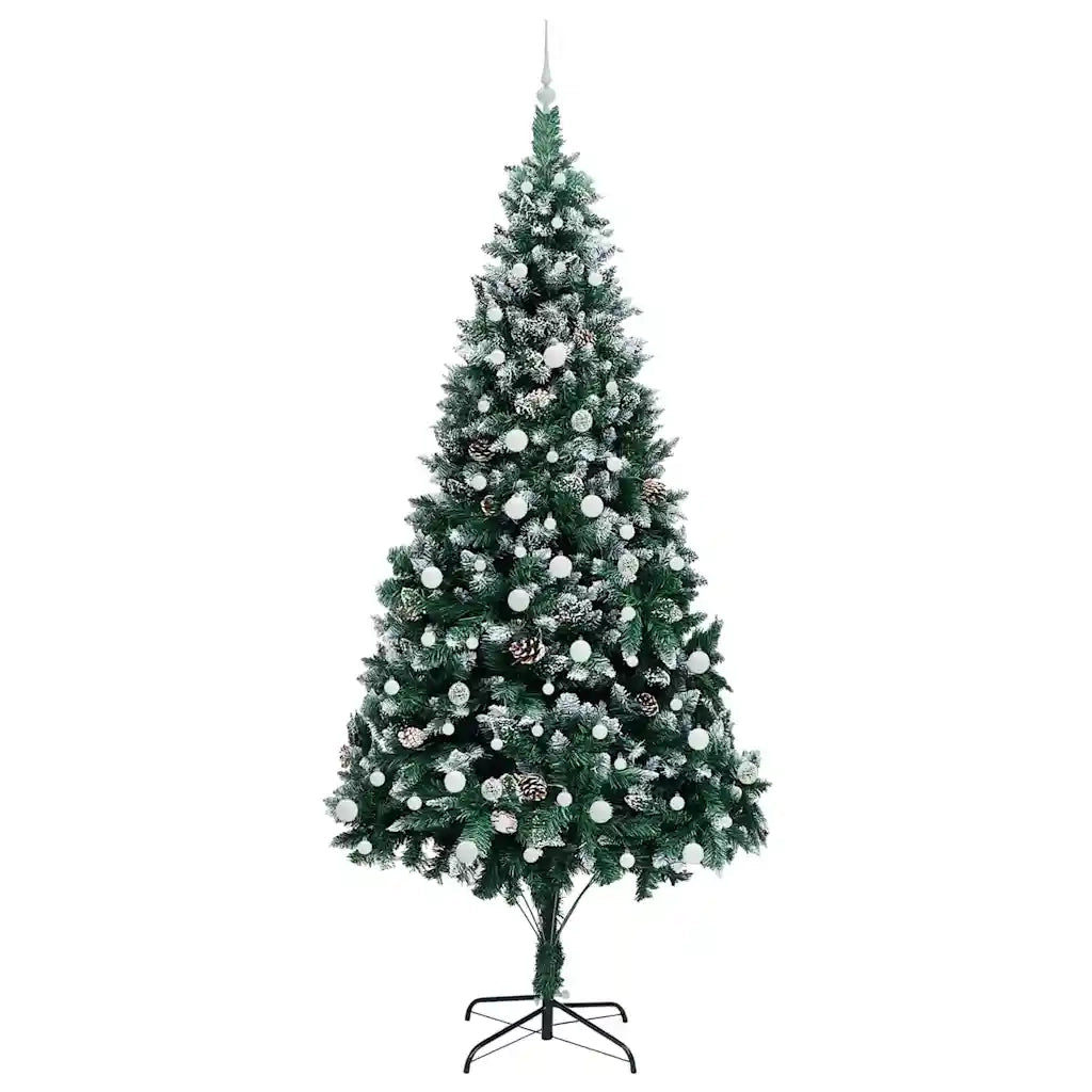 Albero di Natale | Decorazioni natalizie artificiale con 300 LED Verde 240 cm