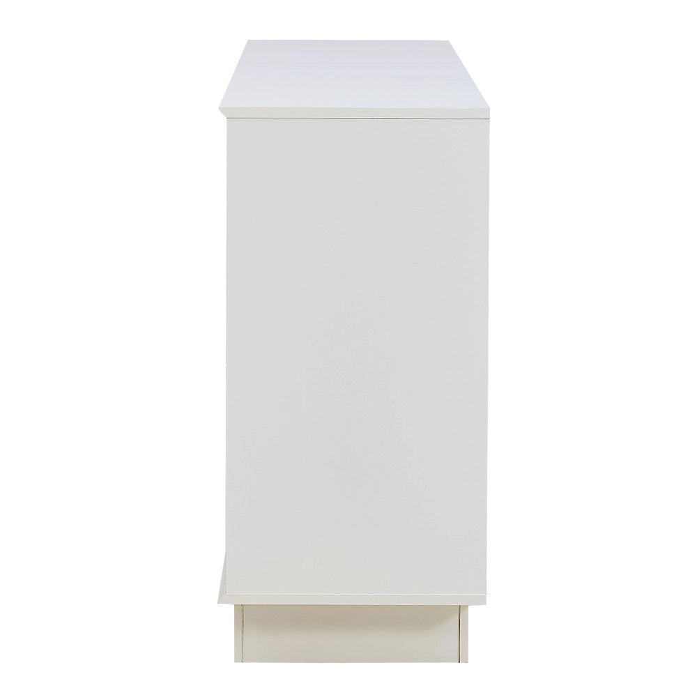 Credenza Moderna con Ante ¨C MINIMAL ¨C Bianco Opaco, MDF, 160 cm