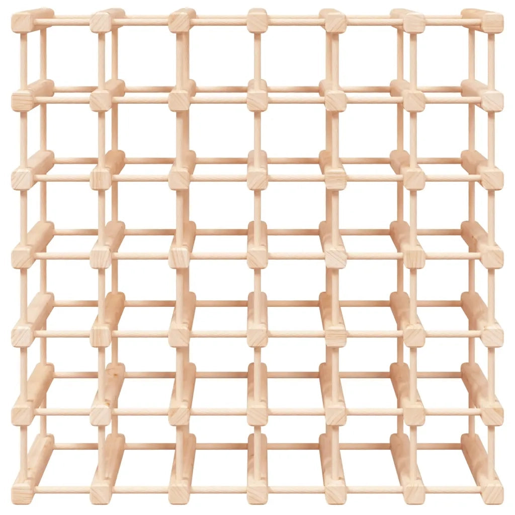 Portabottiglie Vino 42 Bottiglie 68,5x23x68,5 cm Massello Pinocod mxl 107022
