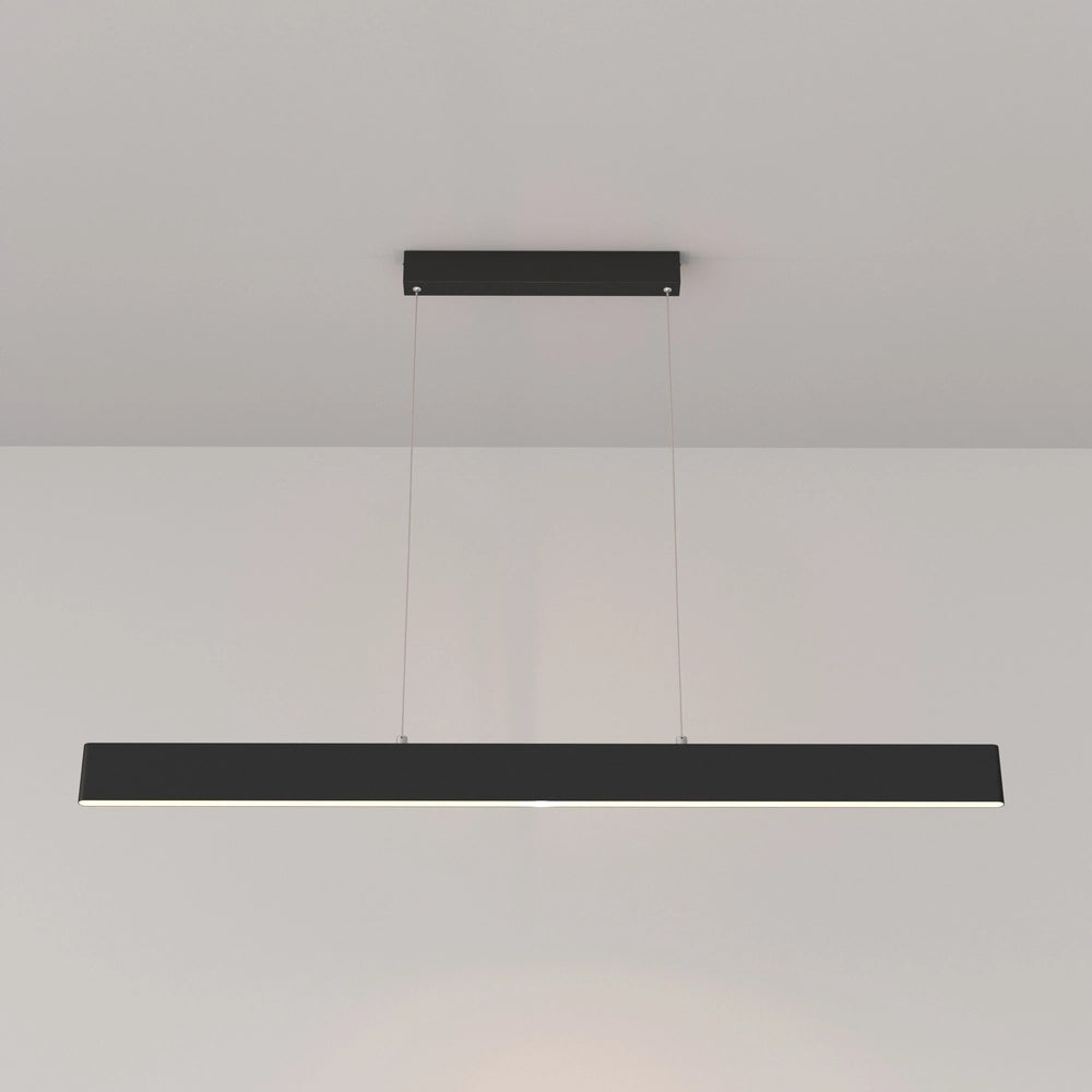 Lampadario A Sospensione Moderno Step Metallo Nero Luce Led Integrato 30W