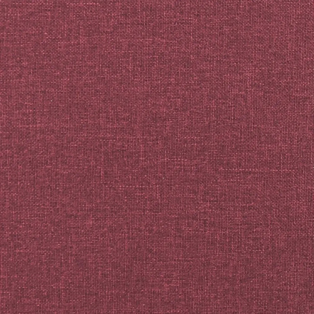 Divano a 2 Posti Rosso Vino 120 cm in Tessuto 359161