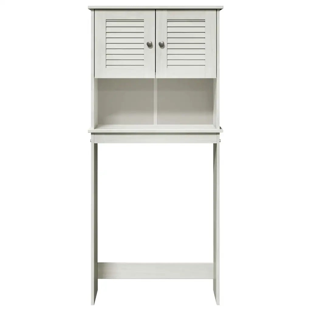 Armadio per Lavatrice con porta VIGO Bianco e Bianco Antico 4019130
