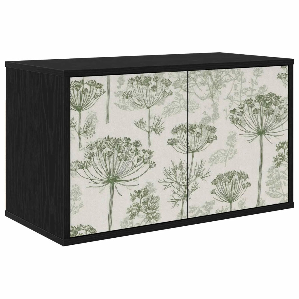 Mobile TV da Parete GOTHA 69 x 33 x 40 cm Rovere Nero 8007148