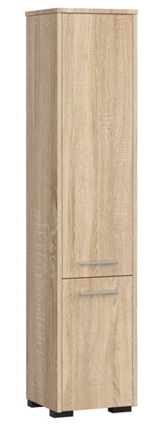 Colonna da bagno AKORD FIN Sonoma Quercia 30 cm 2 ante 30x30x140 cm