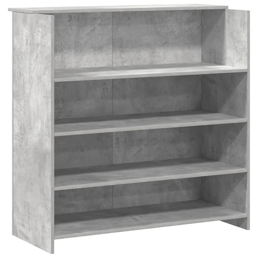 Banco Reception Grigio Cemento 180x50x103,5cm Legno Multistrato 3324172