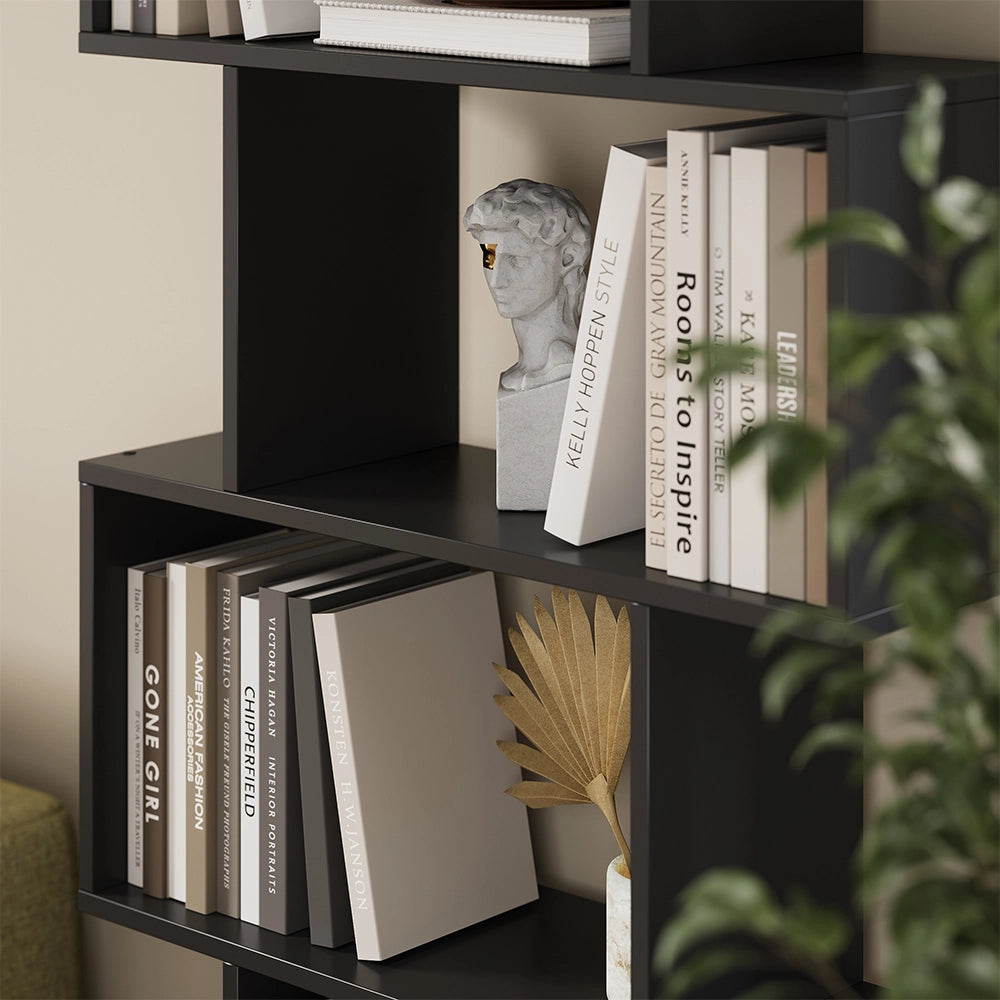 Vicco Divisorio per ambienti Nero 70 x 164.1 cm 5 scomparti