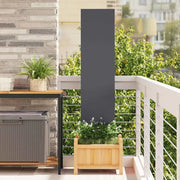 vidaXL Pannello Decorativo da Giardino Altro Antracite 32 x 140 cm