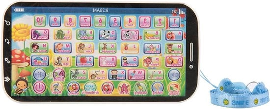 Giocattolo educativo per bambini con schermo touchscreen - Sviluppo precoce giocattolo con effetti sonori e luci.