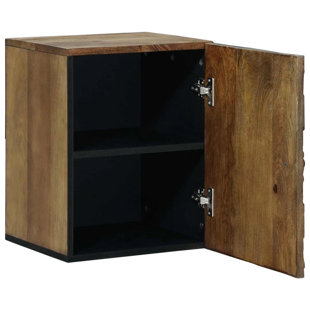 Mobile Appeso da Bagno con porta Marrone 38 x 33,5 x 48 cm 4018352