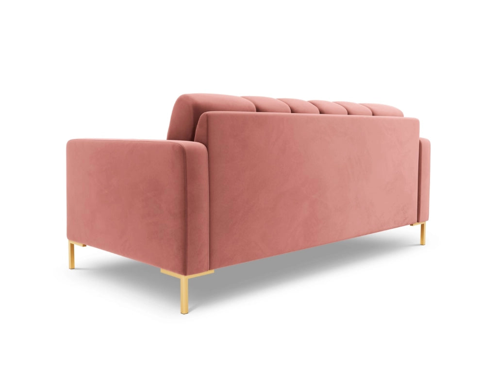 Cosmopolitan Design - Divano "Bali" 2 posti in velluto rosa 