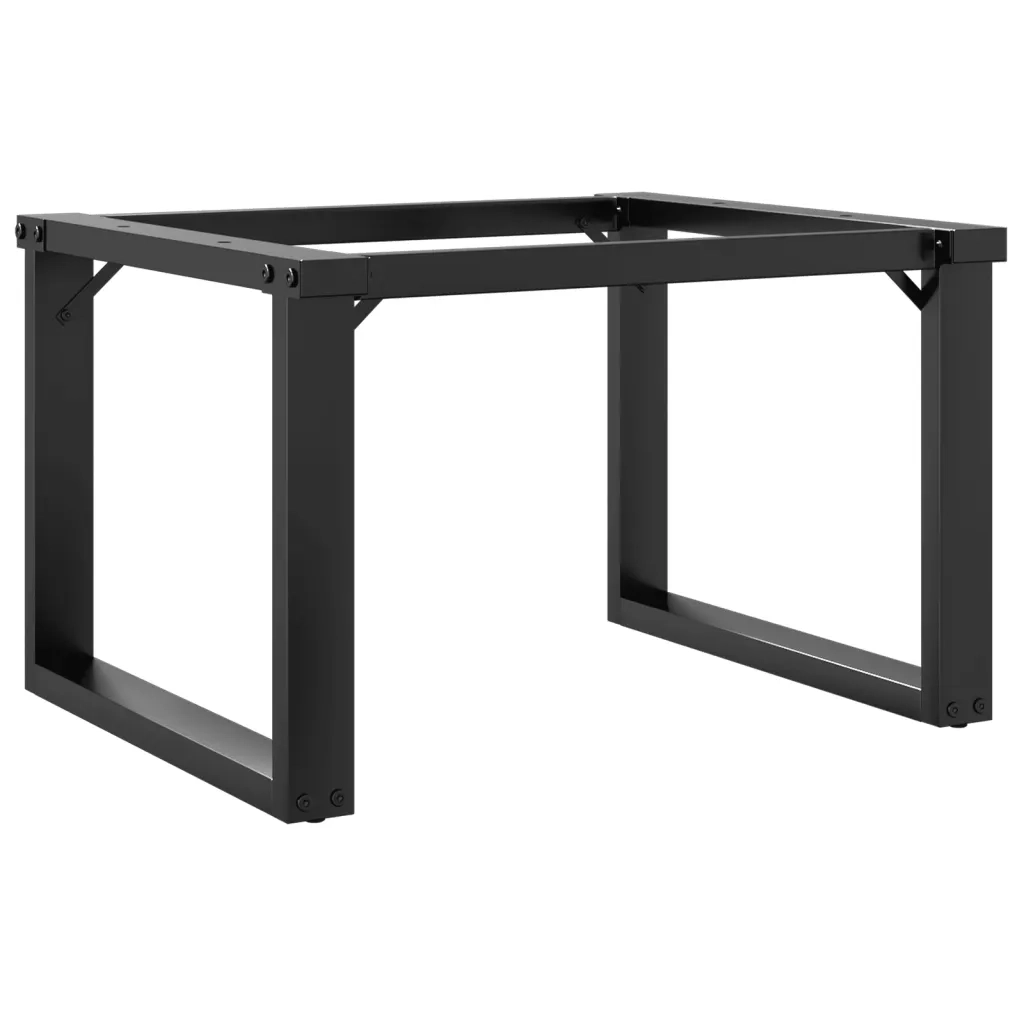 Telaio Gambe a O per Tavolino da Salotto 60x50x38 cm in Acciaio 357871