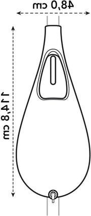 Barile per Acqua di Pioggia Esterno - Pure Raindrop 50 - ⌀ 48 x H 114.5 cm