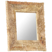Specchio 50x50 cm in Legno Massello di Mango 321635