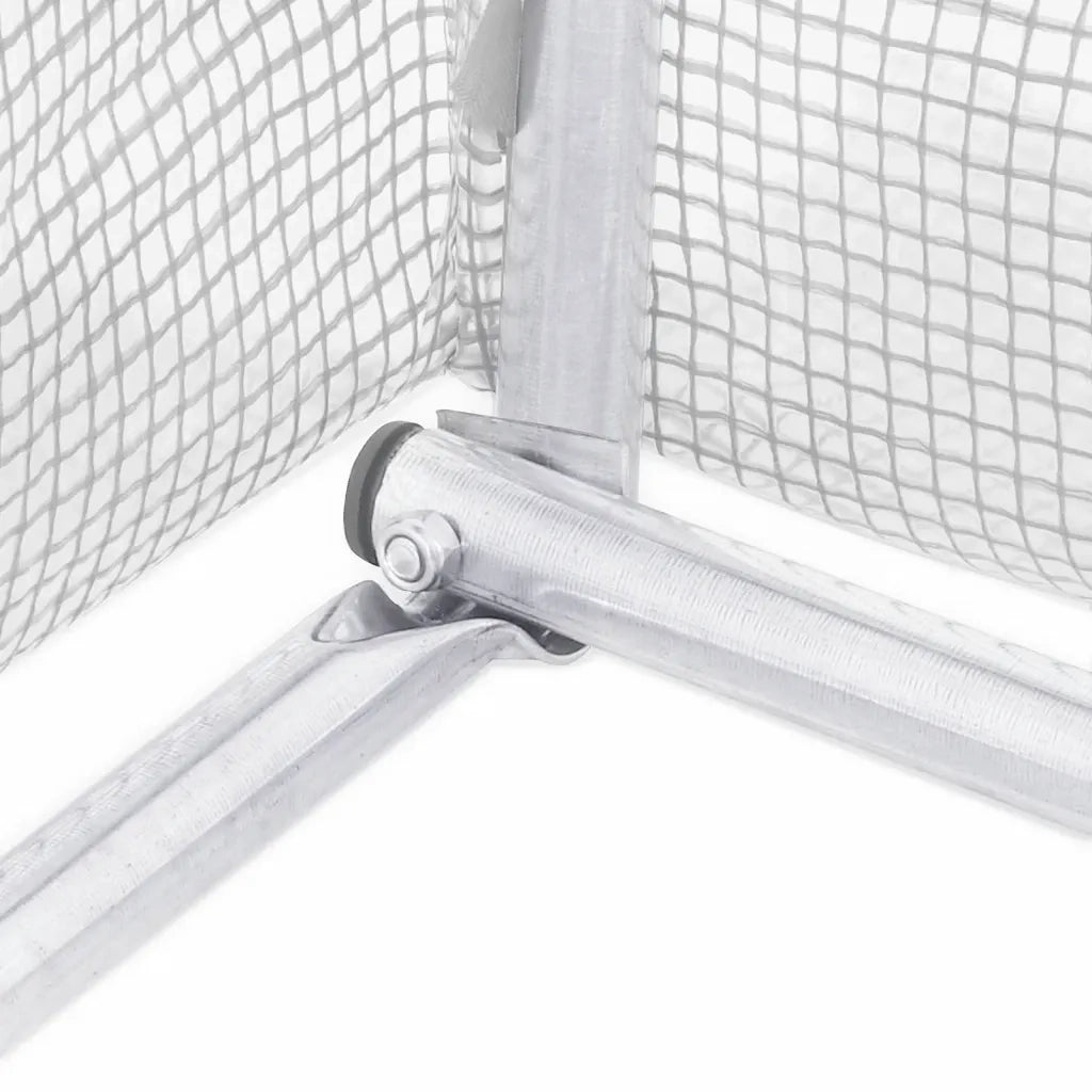 Serra con Telaio in Acciaio Bianco 20 mÂ² 5x4x2,3 m