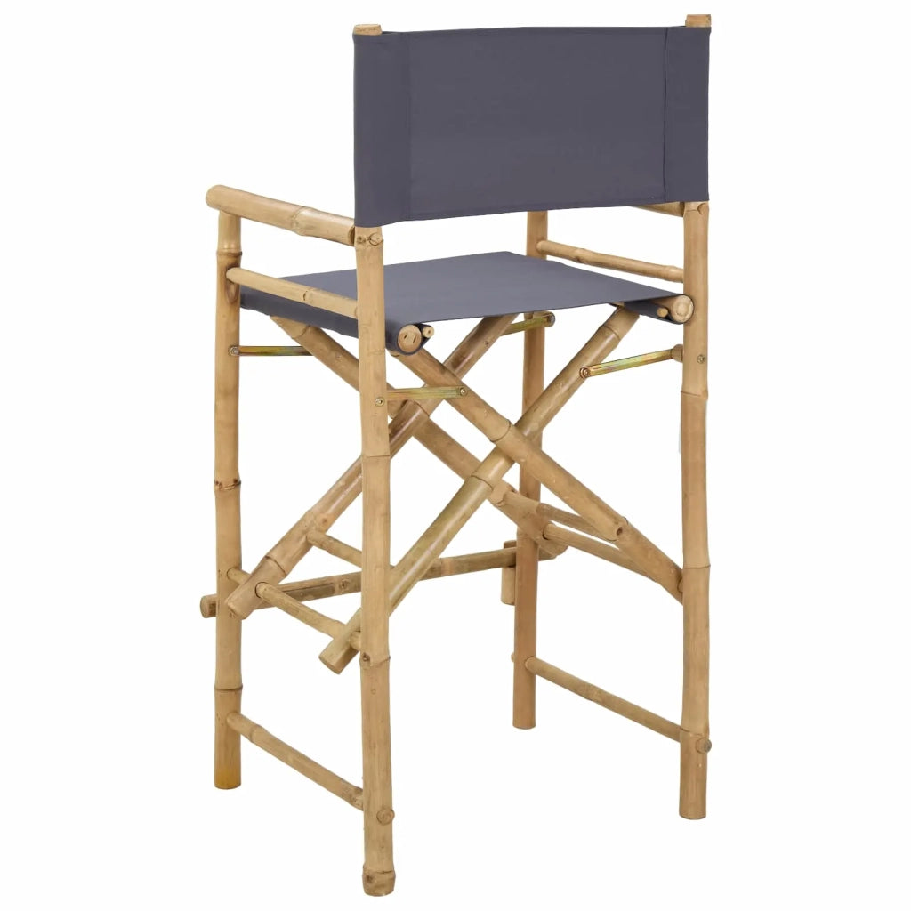 Sedia Direttore Pieghevole 2 pcs Naturale 58 x 48 x 115 cm 42028053