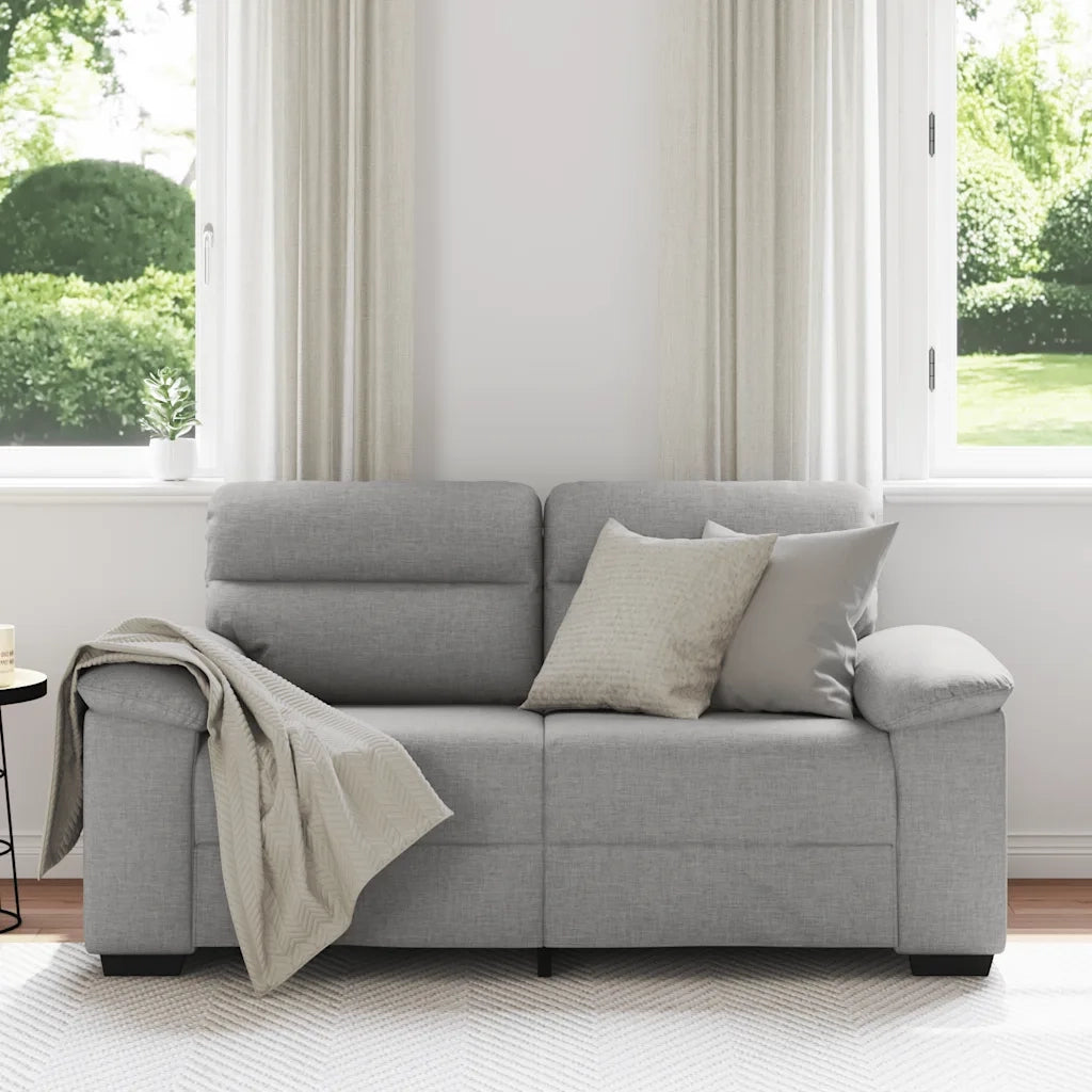 Divano a 2 Posti-Sofa 2 Posti Grigio Nuvola 120 cm in Tessuto 126323